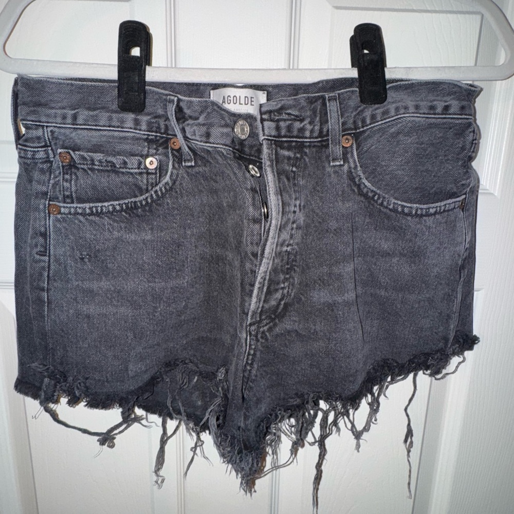 AGOLDE short ripped shorts